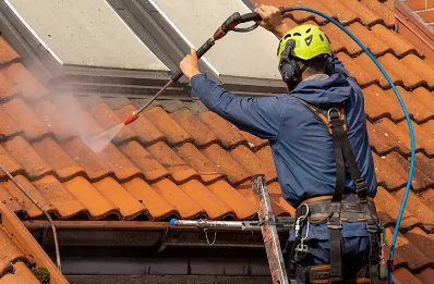 Démoussage et hydrofuge de toiture à Soula